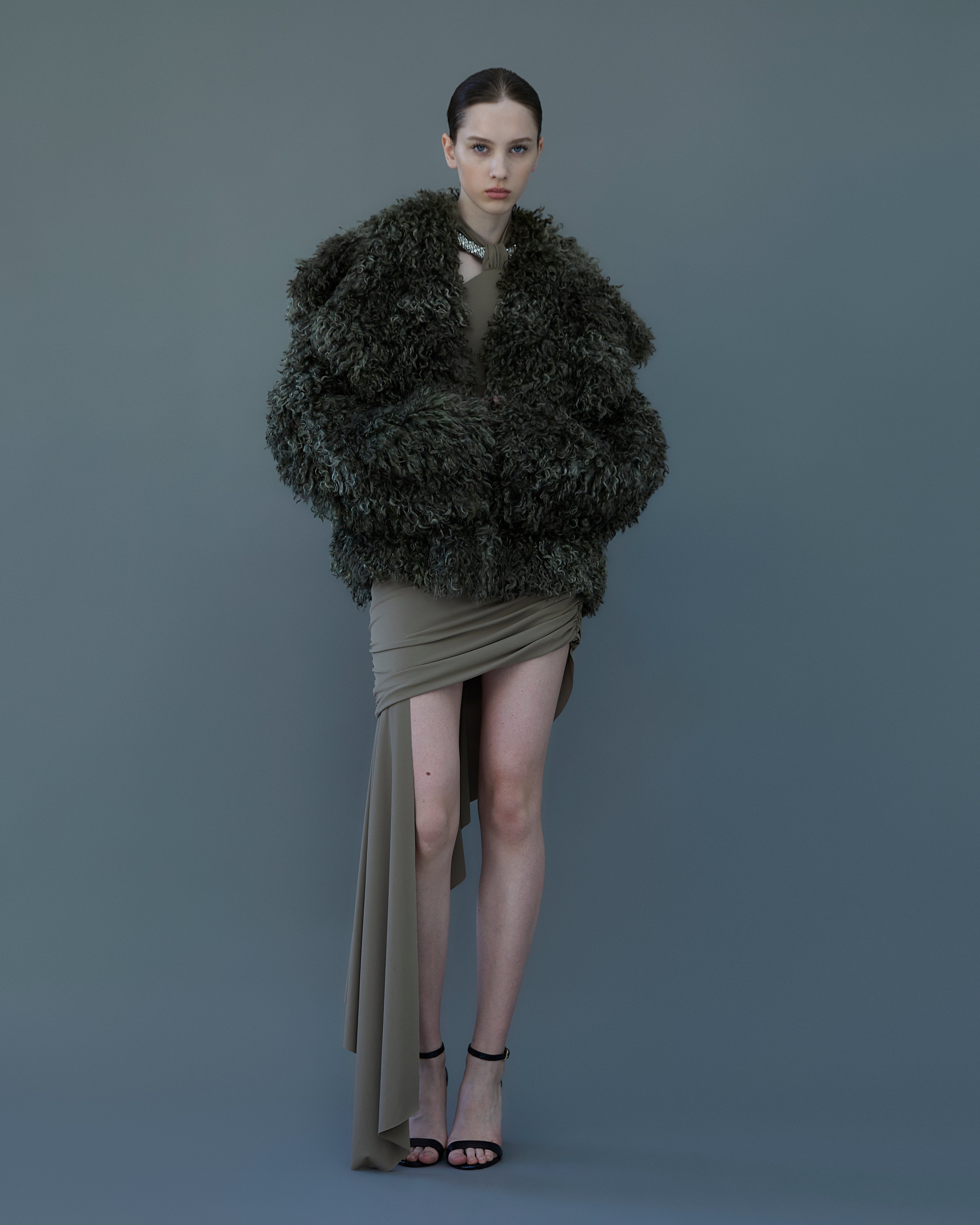 Luxury faux fur coat for men, perfect for fall winter 2025 fashion trends and sophisticated style