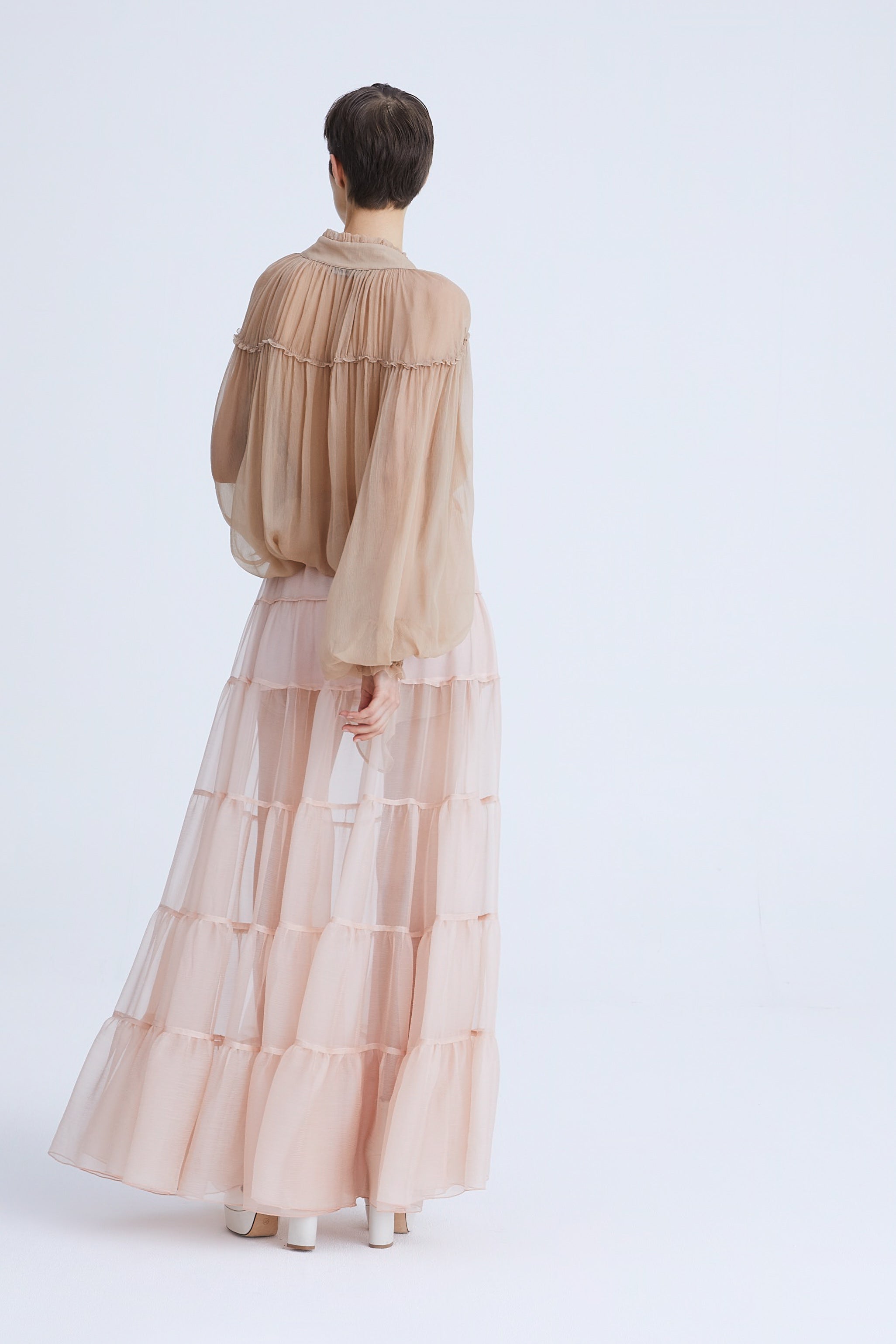 Blouse in silk chiffon AmenStyle SHIRT AMEN.