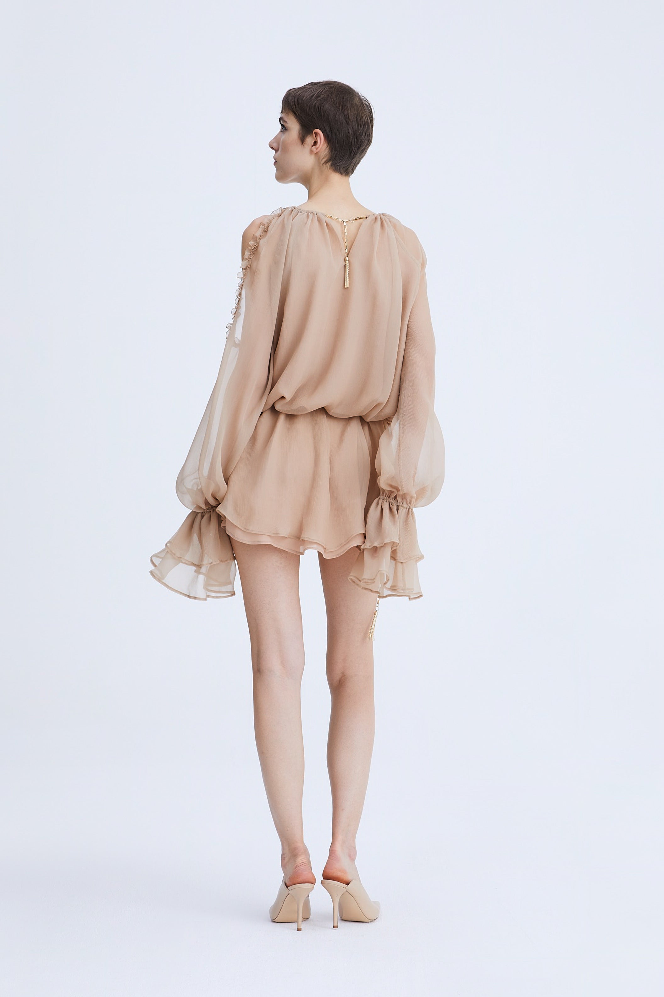 Short Chiffon Dress