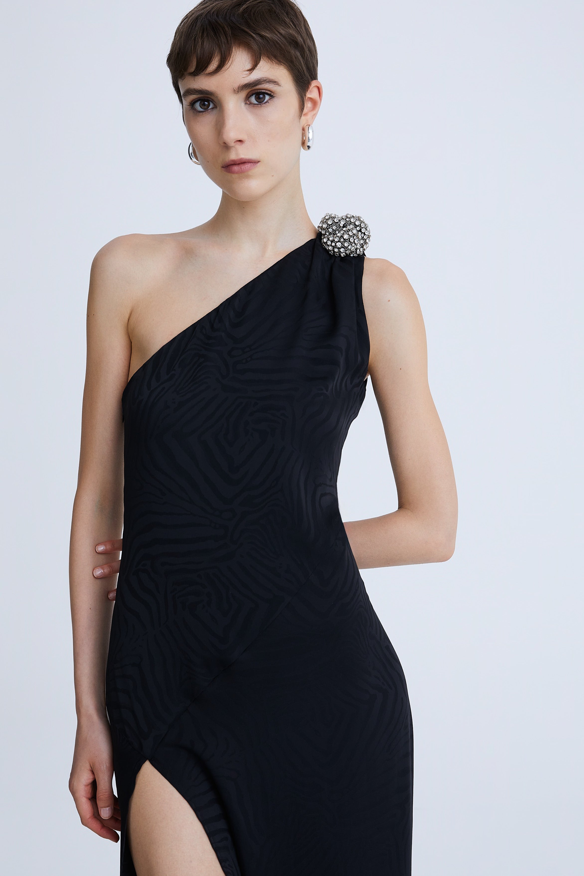 Long Jacquard Zebra Dress AmenStyle dress AMEN.