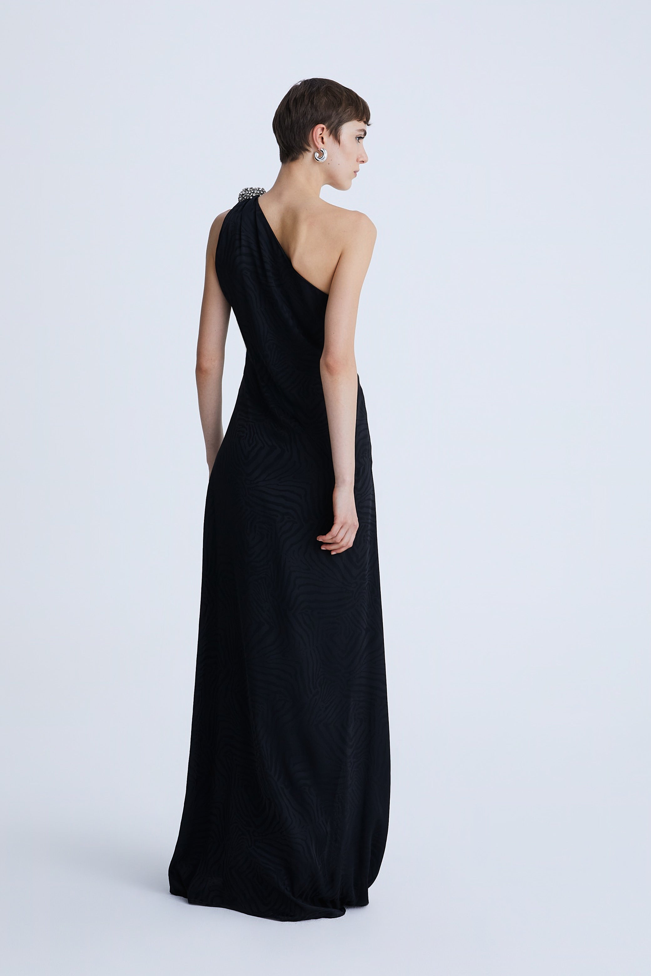 Long Jacquard Zebra Dress AmenStyle dress AMEN.