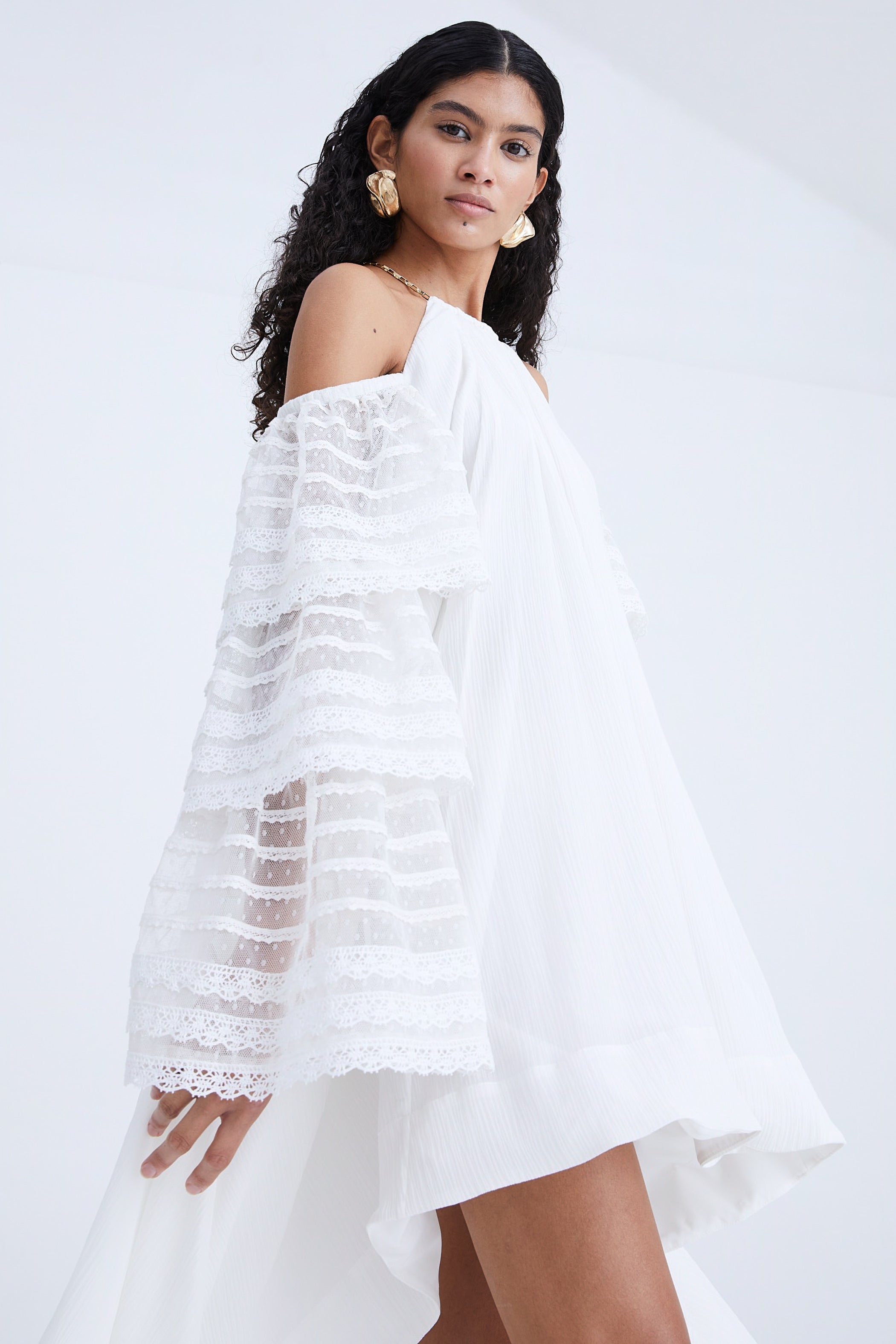 Long crepon dress AmenStyle dress AMEN.