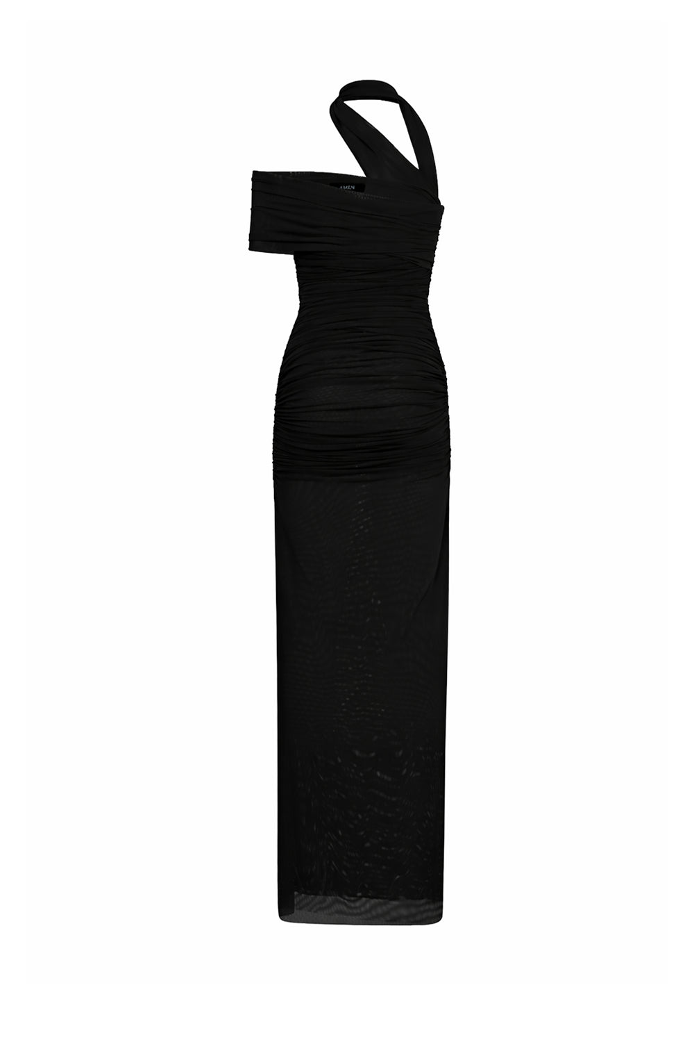 Long Dress in Stretch Net