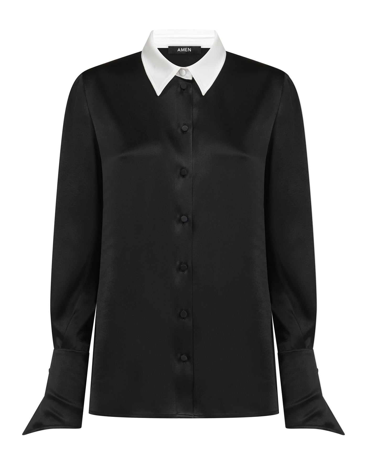 BLOUSE IN SATIN AmenStyle Shirt AMEN.