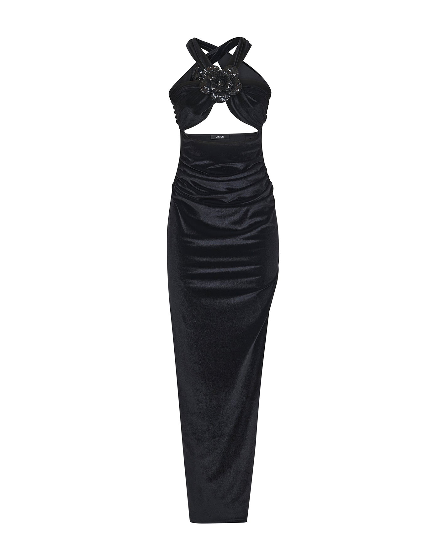 Long dress in velvet AmenStyle dress AMEN.
