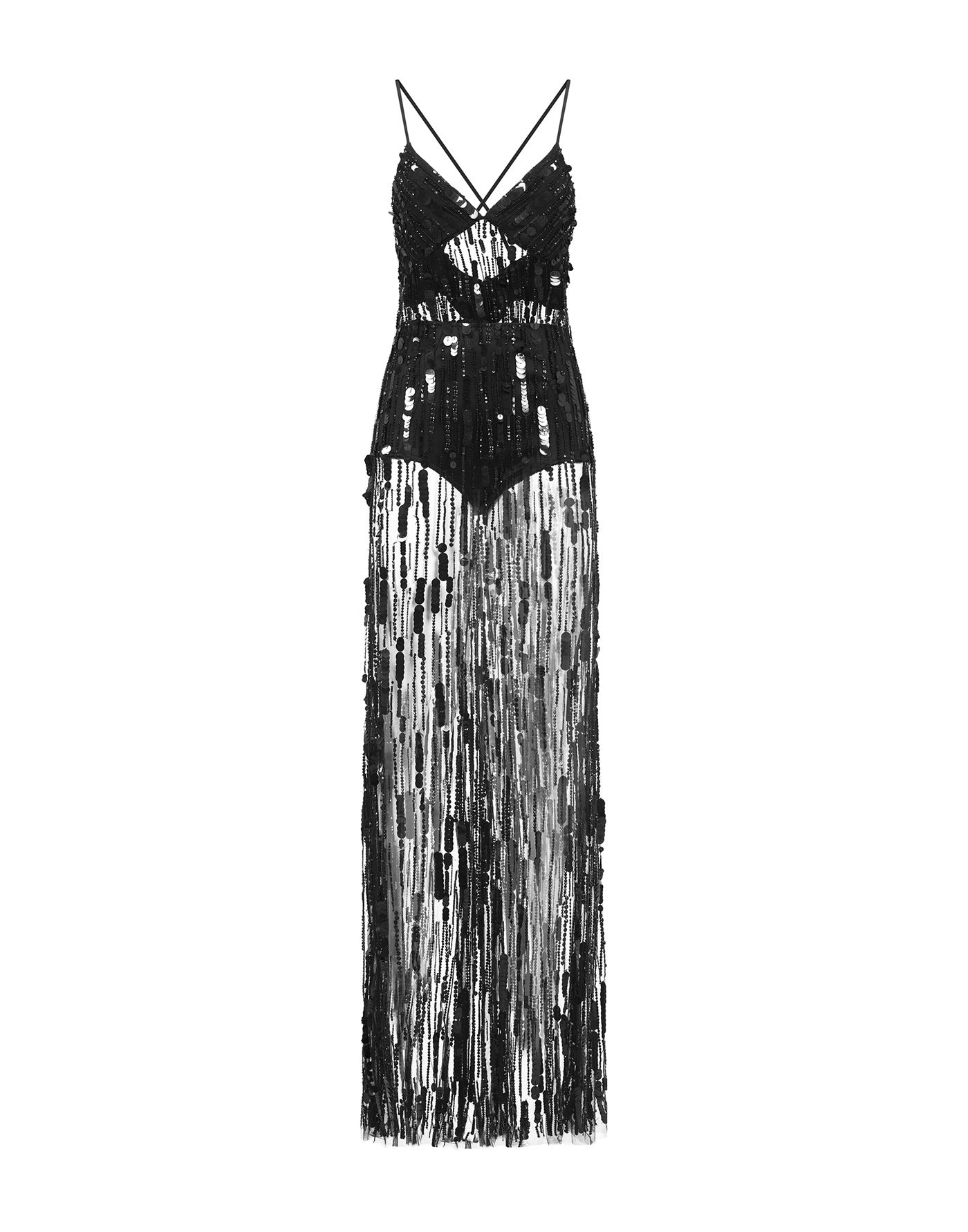 Long dress in net AmenStyle dress AMEN.