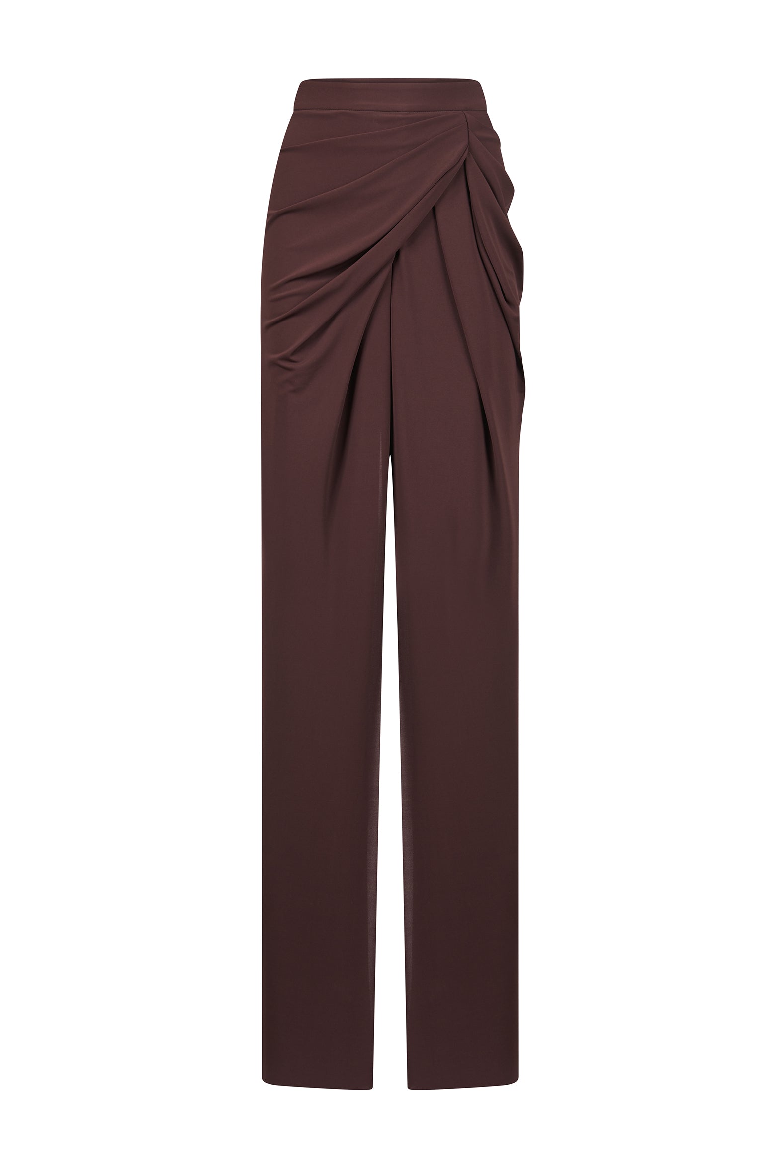 Fluid Jersey Draped Pants