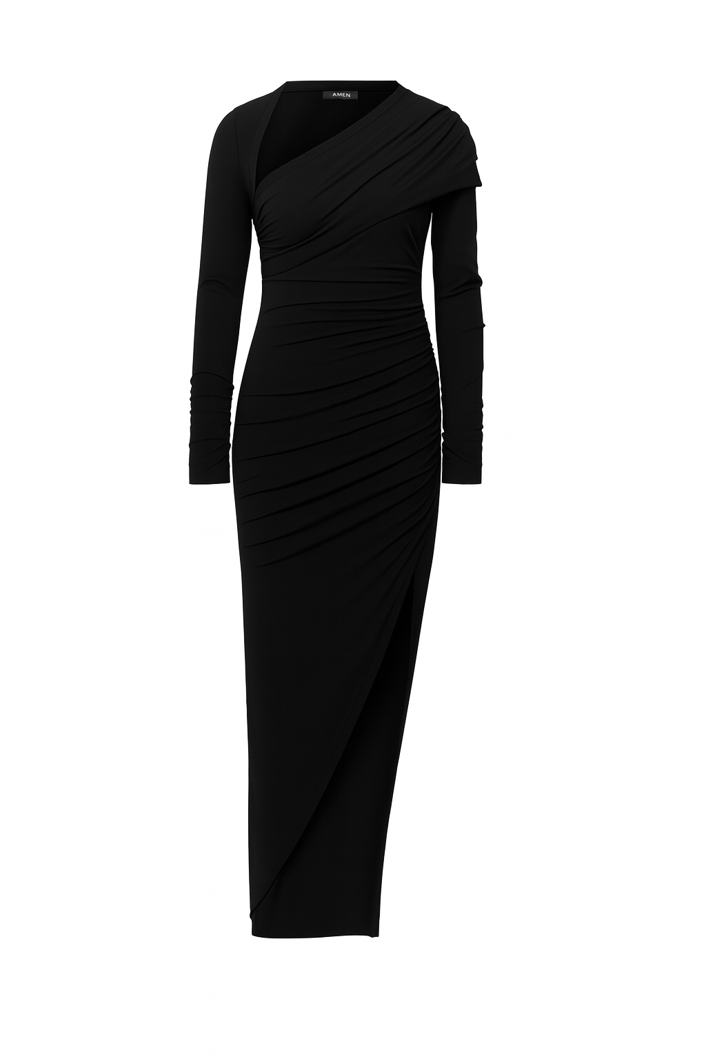 Long Fluid Jersey Dress