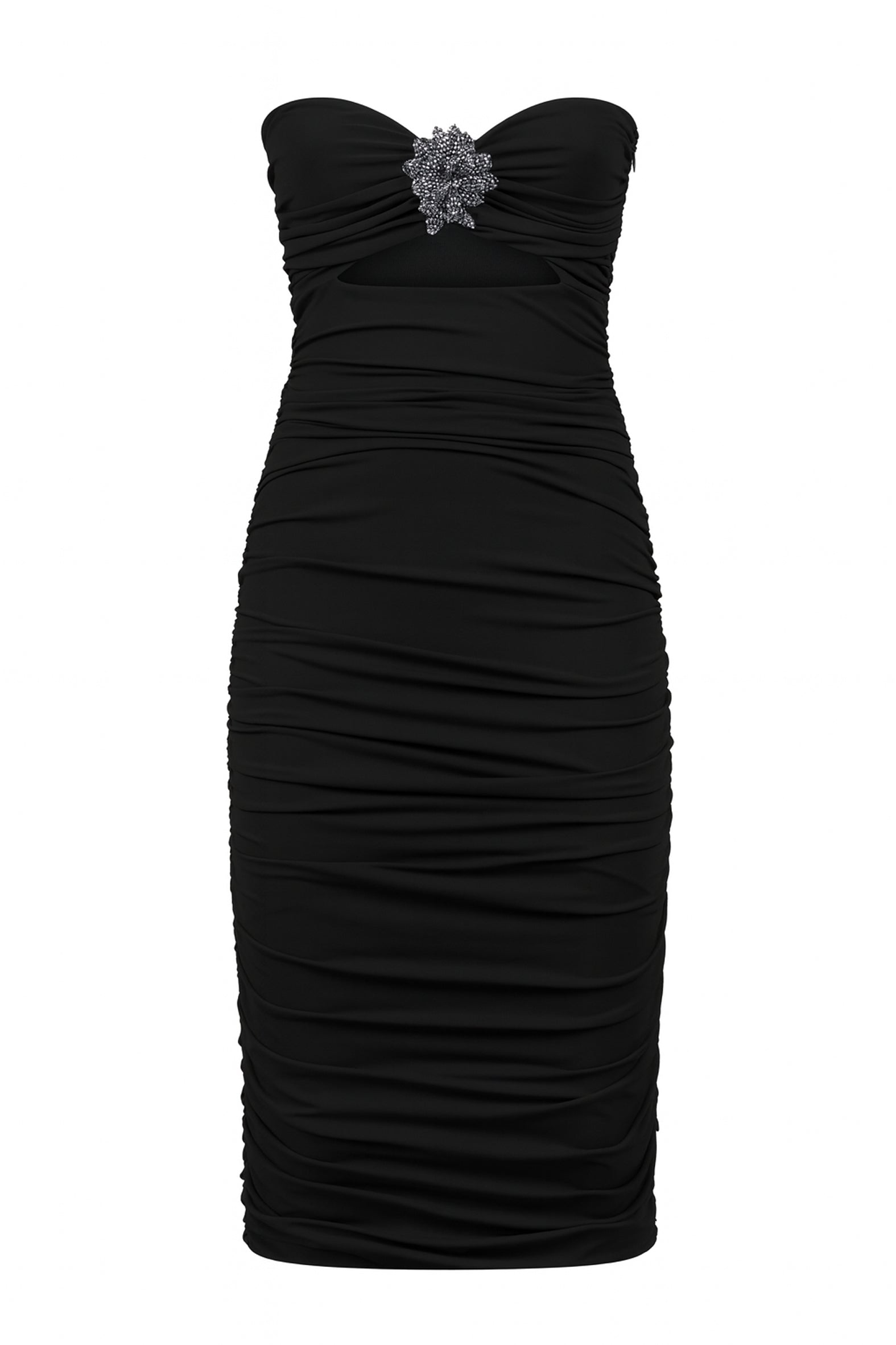 Strapless Midi Dress