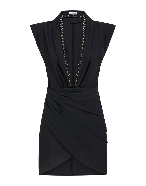 Dress in lycra with chain House Of Amen