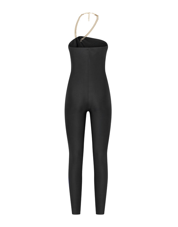 Jumpsuit in lycra with chain House Of Amen
