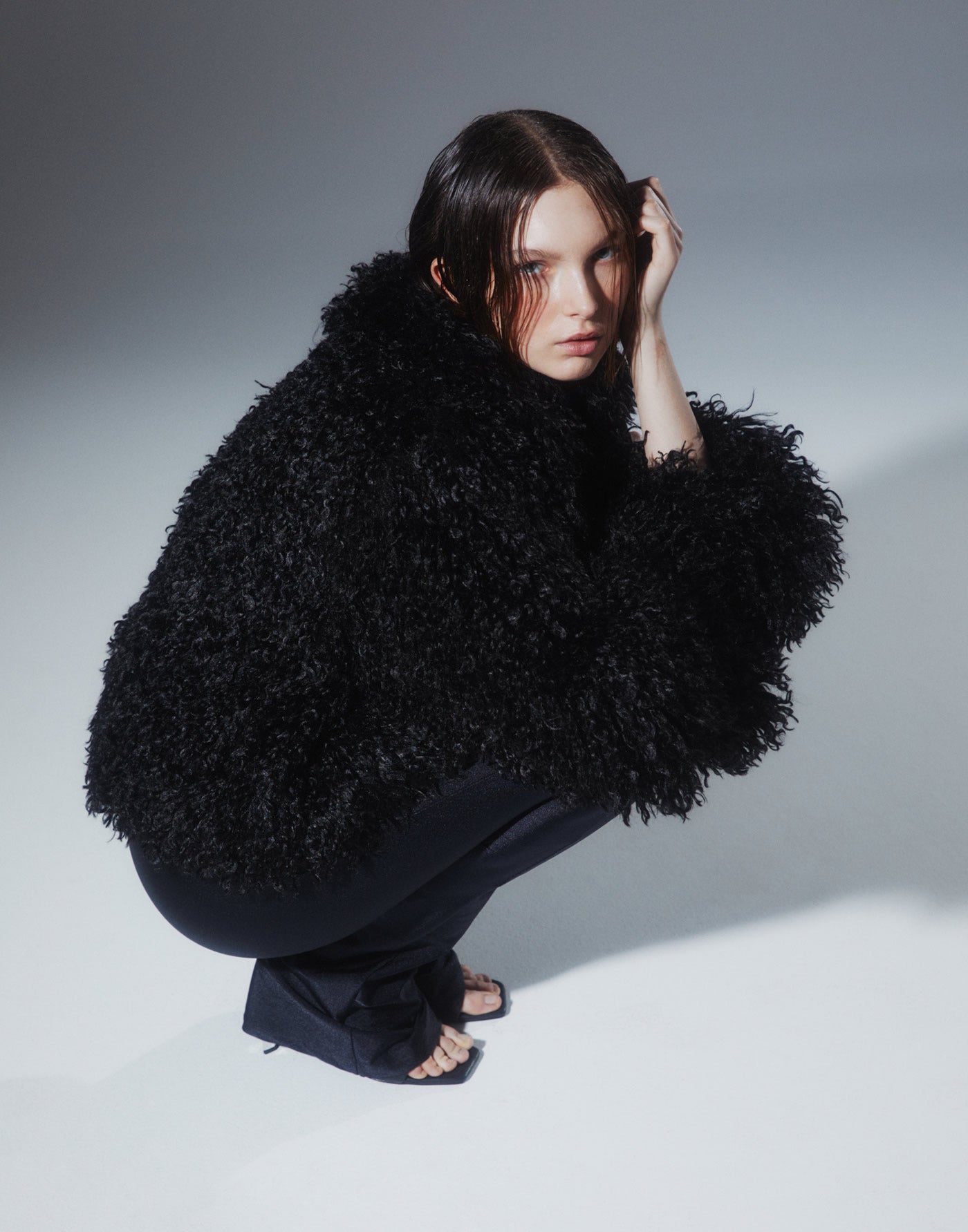 Faux fur coat AmenStyle jacket House Of Amen.