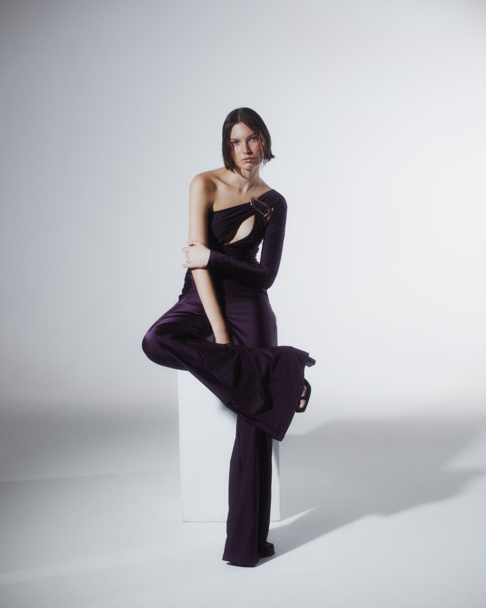 Jumpsuit in lycra with buckle AmenStyle dress House Of Amen.