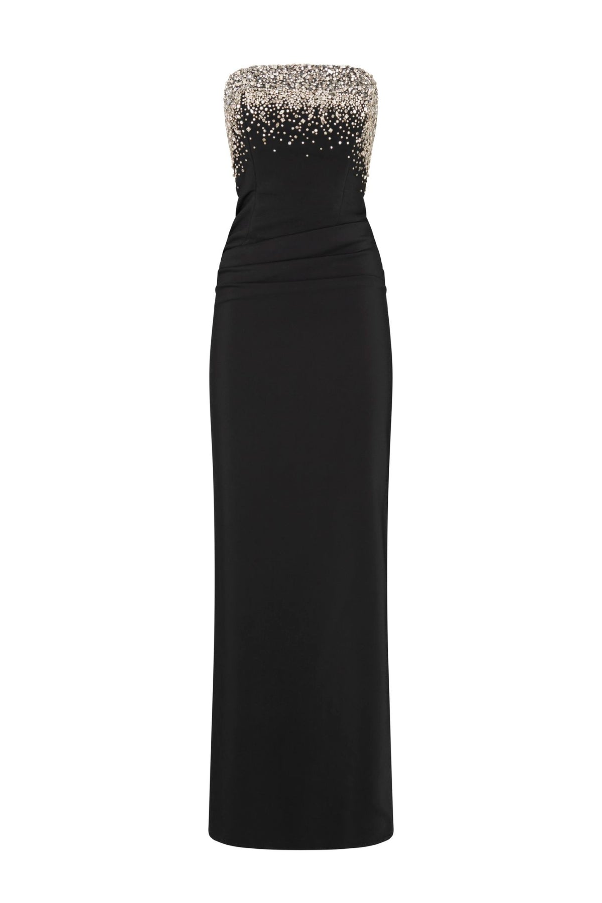 Crystal Strapless Long Dress