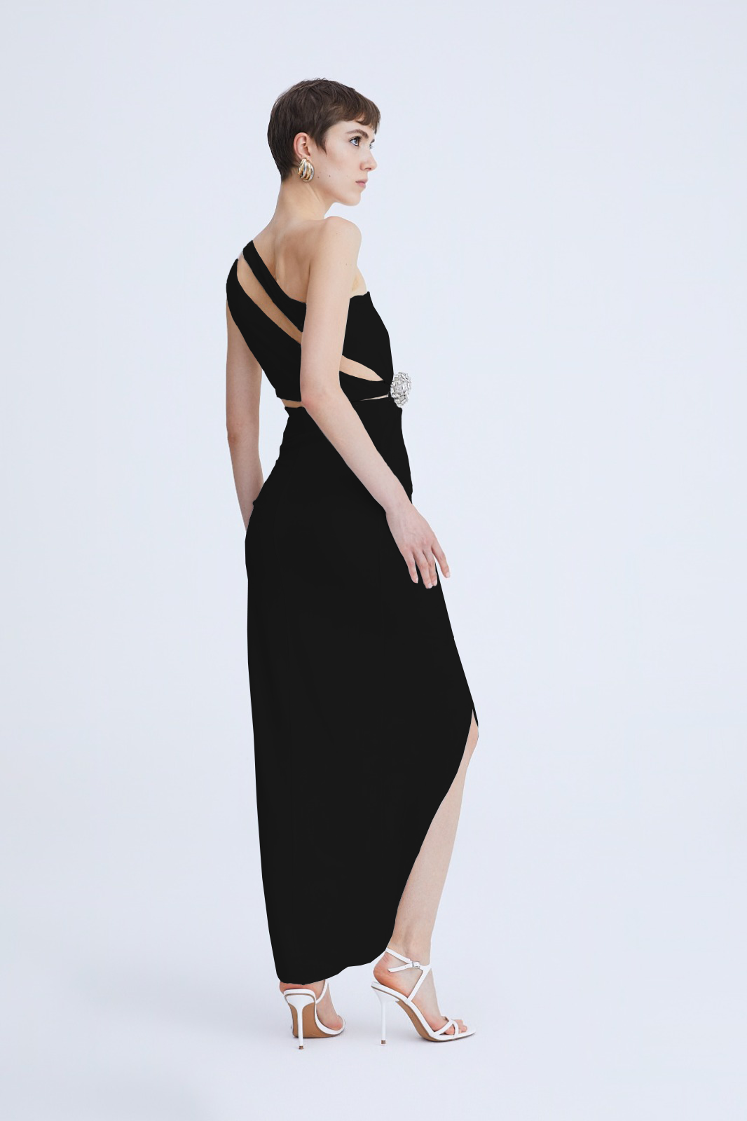 One-Shoulder Draped Dress AmenStyle dress AMEN.