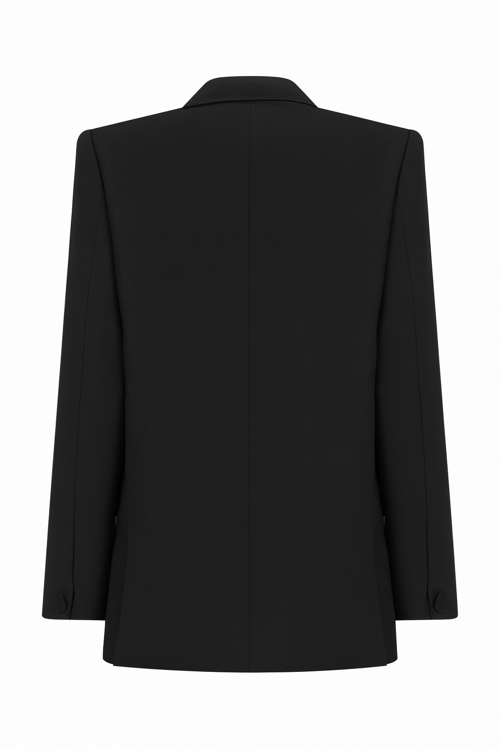 Double-Breasted Satin Blazer