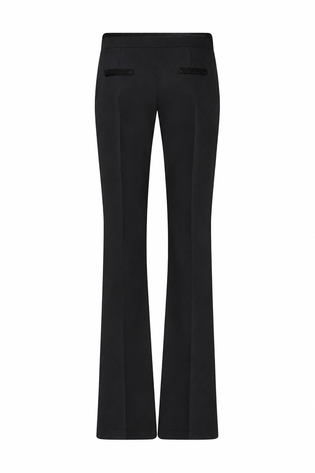 Wool Gabardine Flared Pants