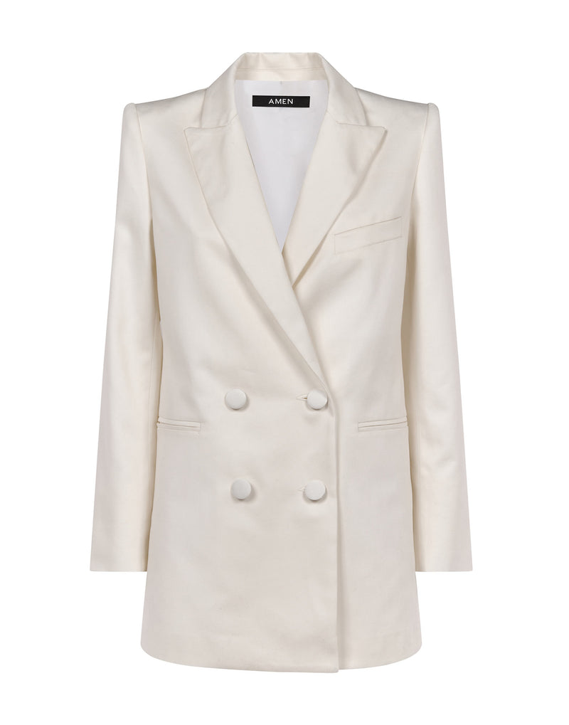 Over jacket in cotton drill