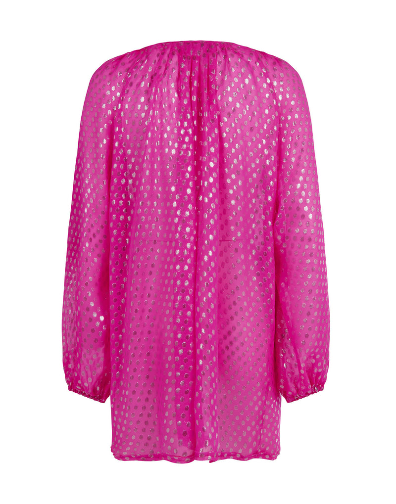 Blouse in fil cupé