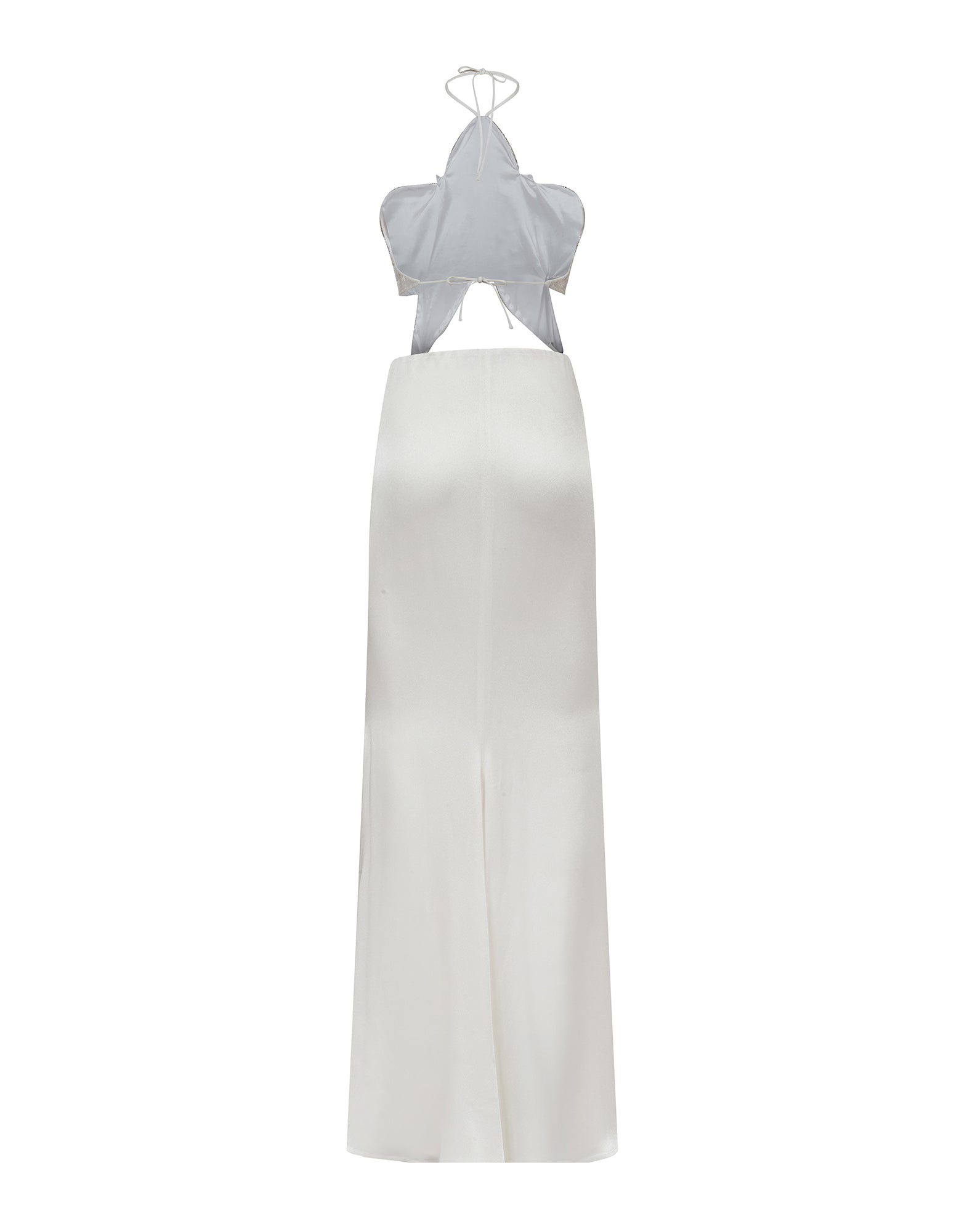 Long dress in satin AMEN AmenStyle