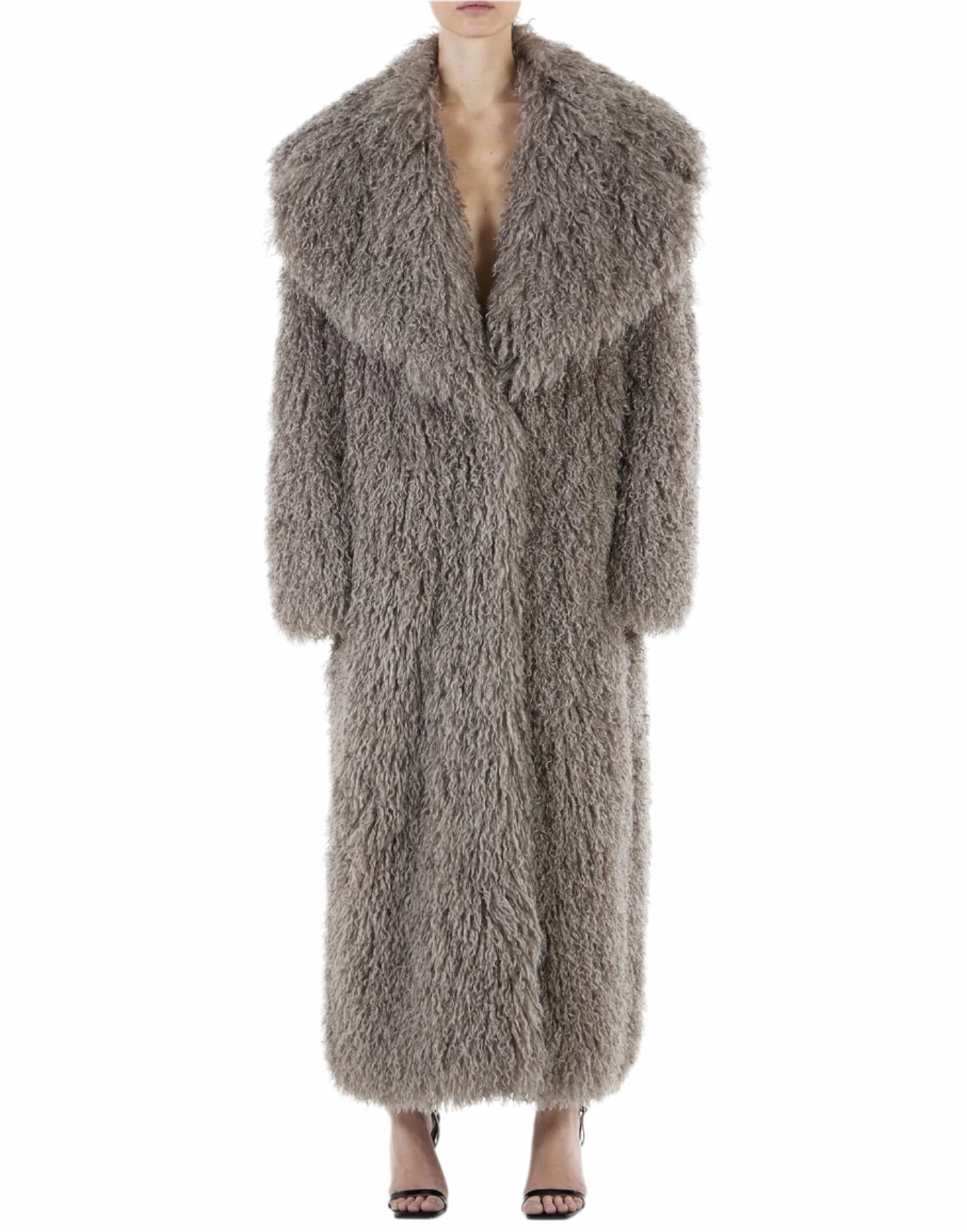 Faux Fur Long Coat