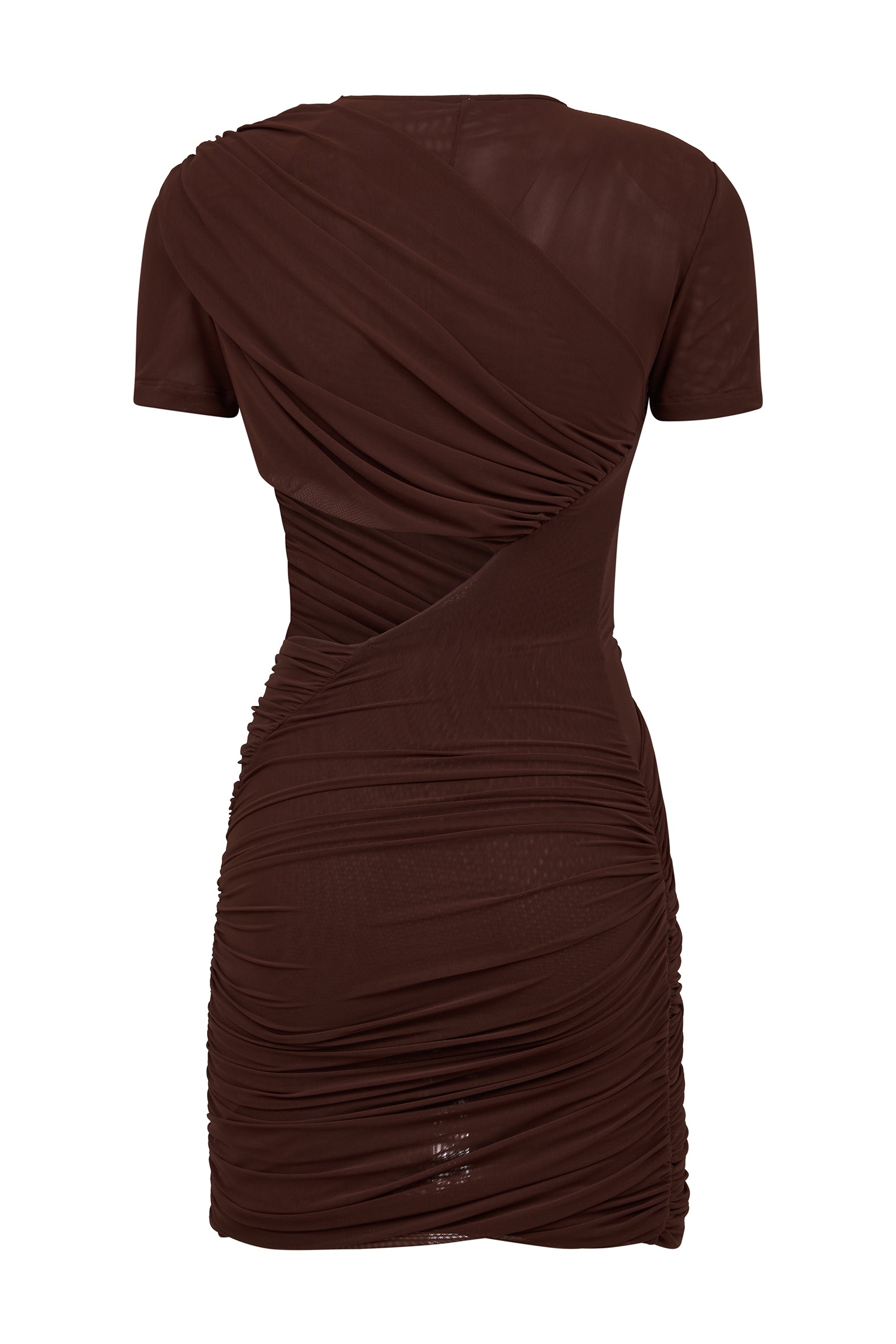 draped back mini dress SAME Draped Back Mini Dress | Cream