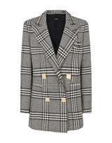 Oversized blazer in prince of wales