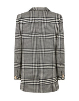 Oversized blazer in prince of wales