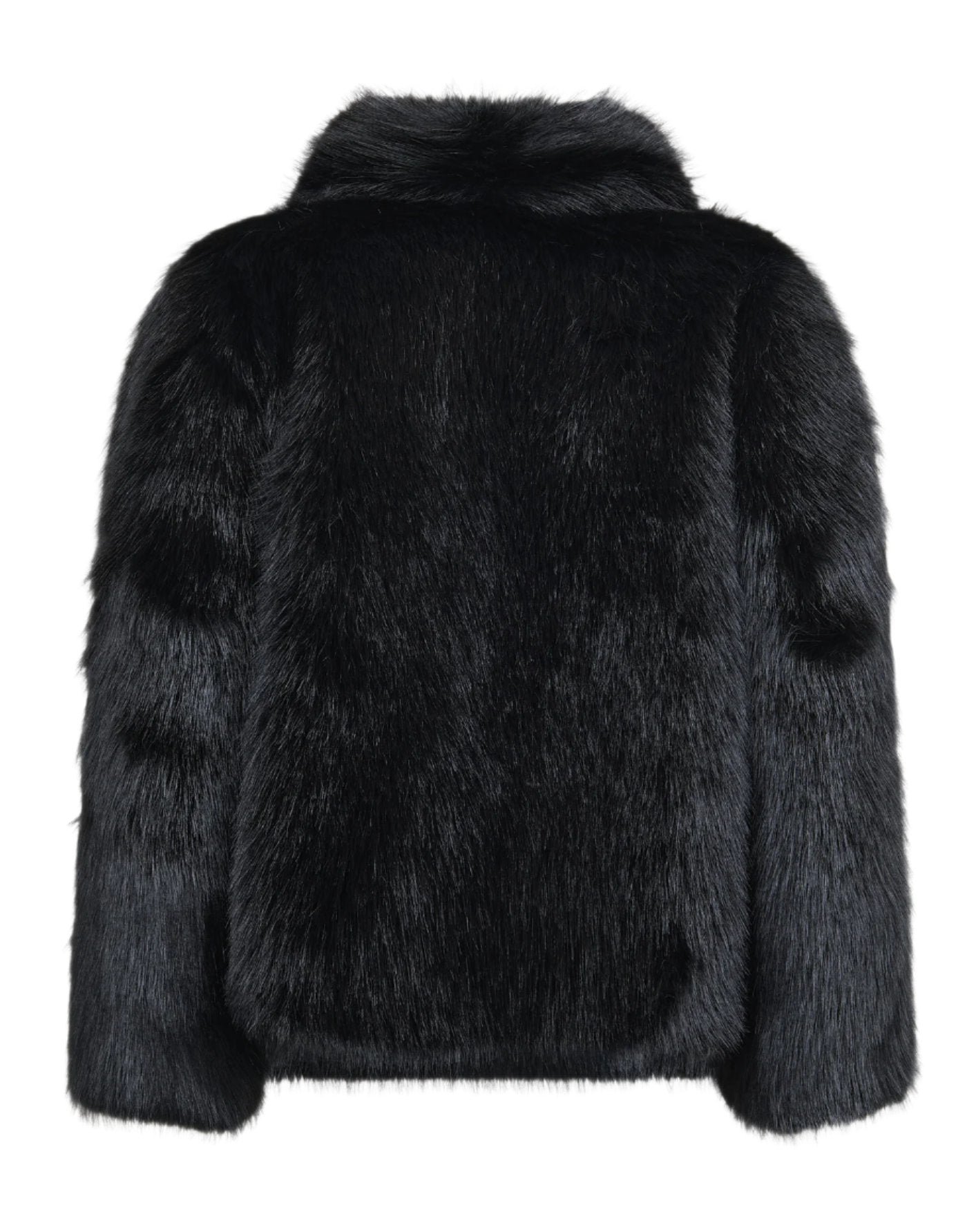 Cropped faux fur