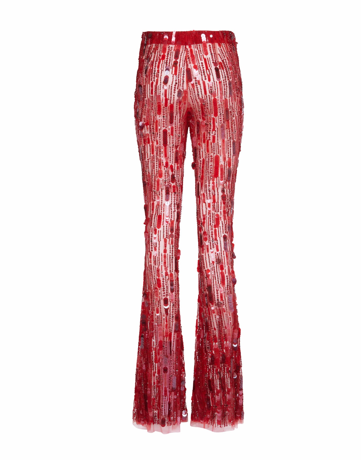 Flared Pants with Embellishment