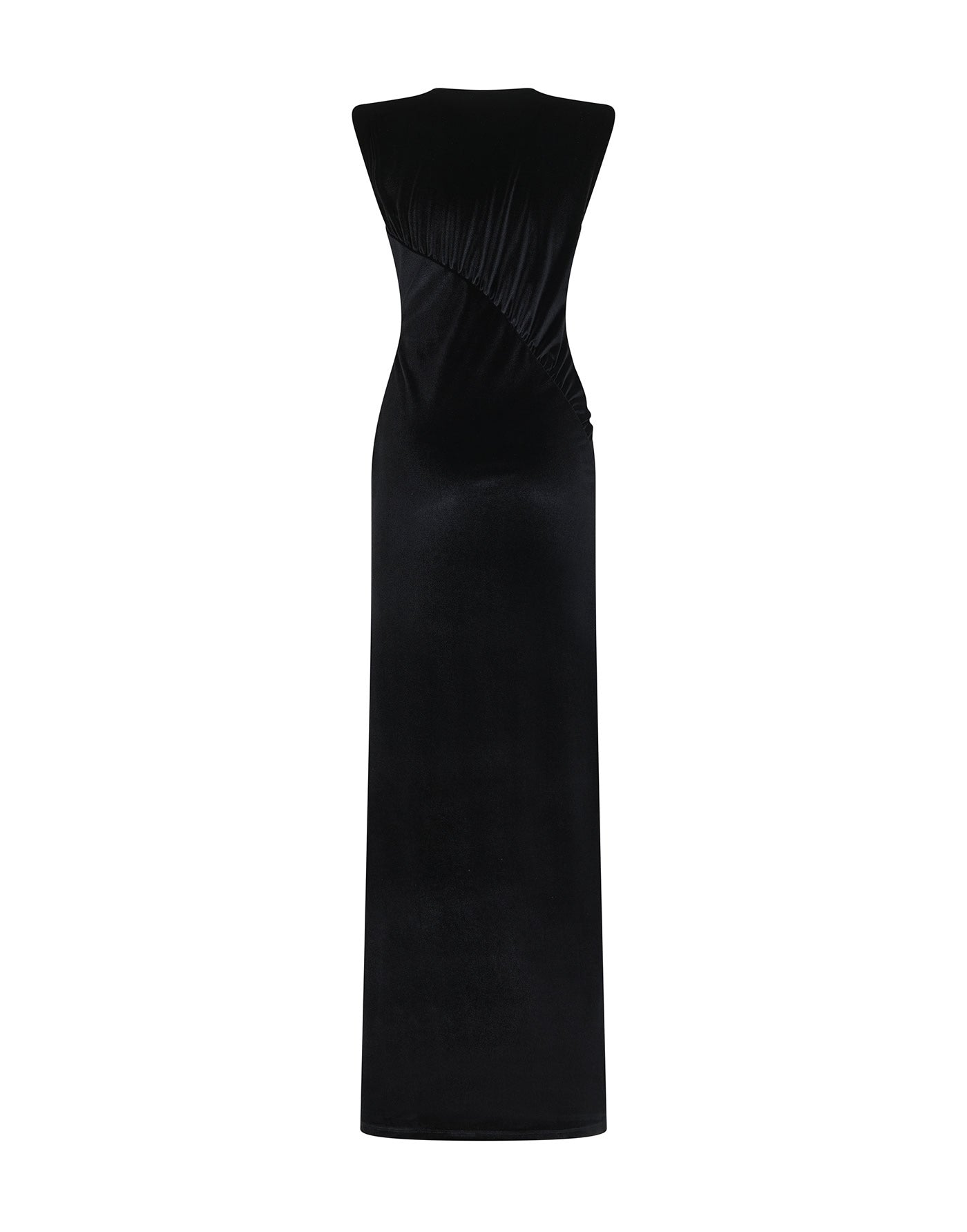 Velvet Floor-Length Dress