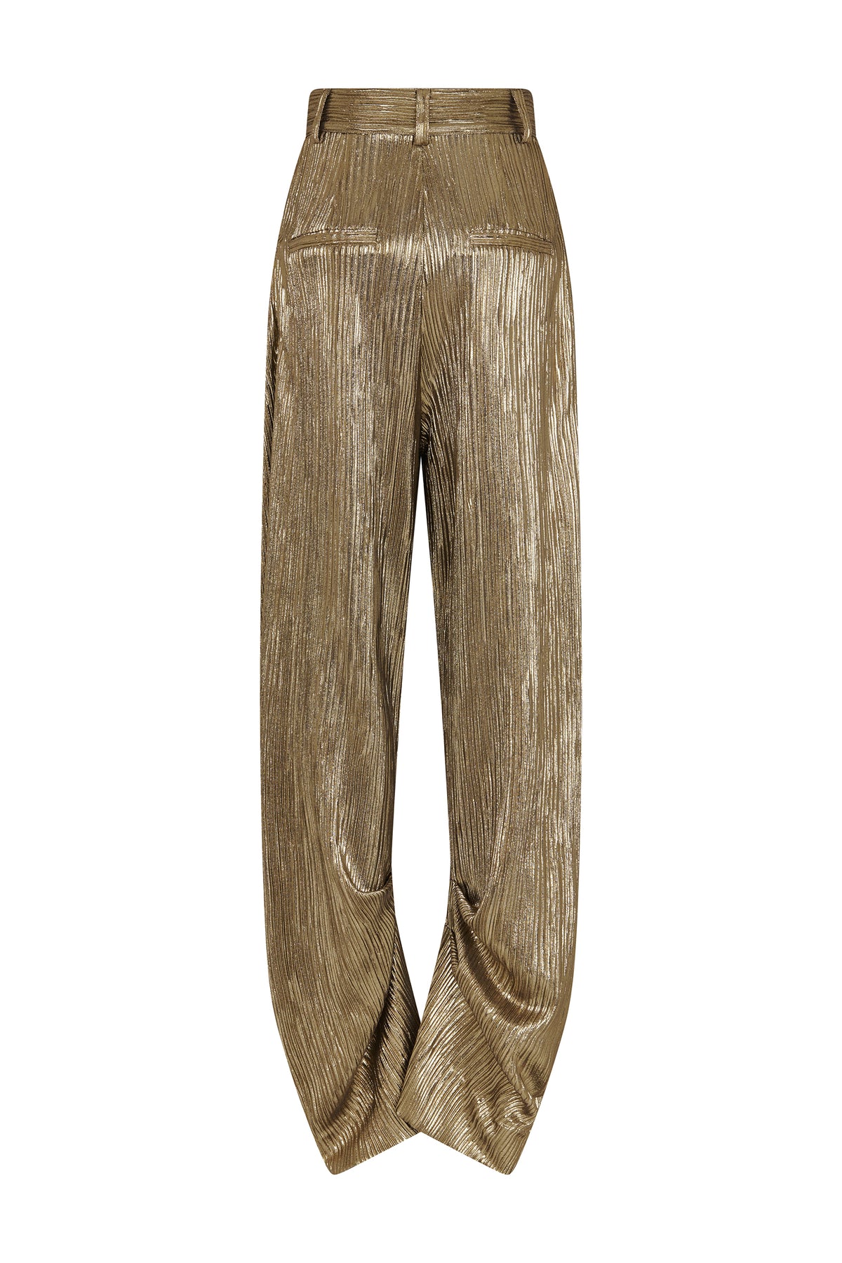 Gold Laminated Pants