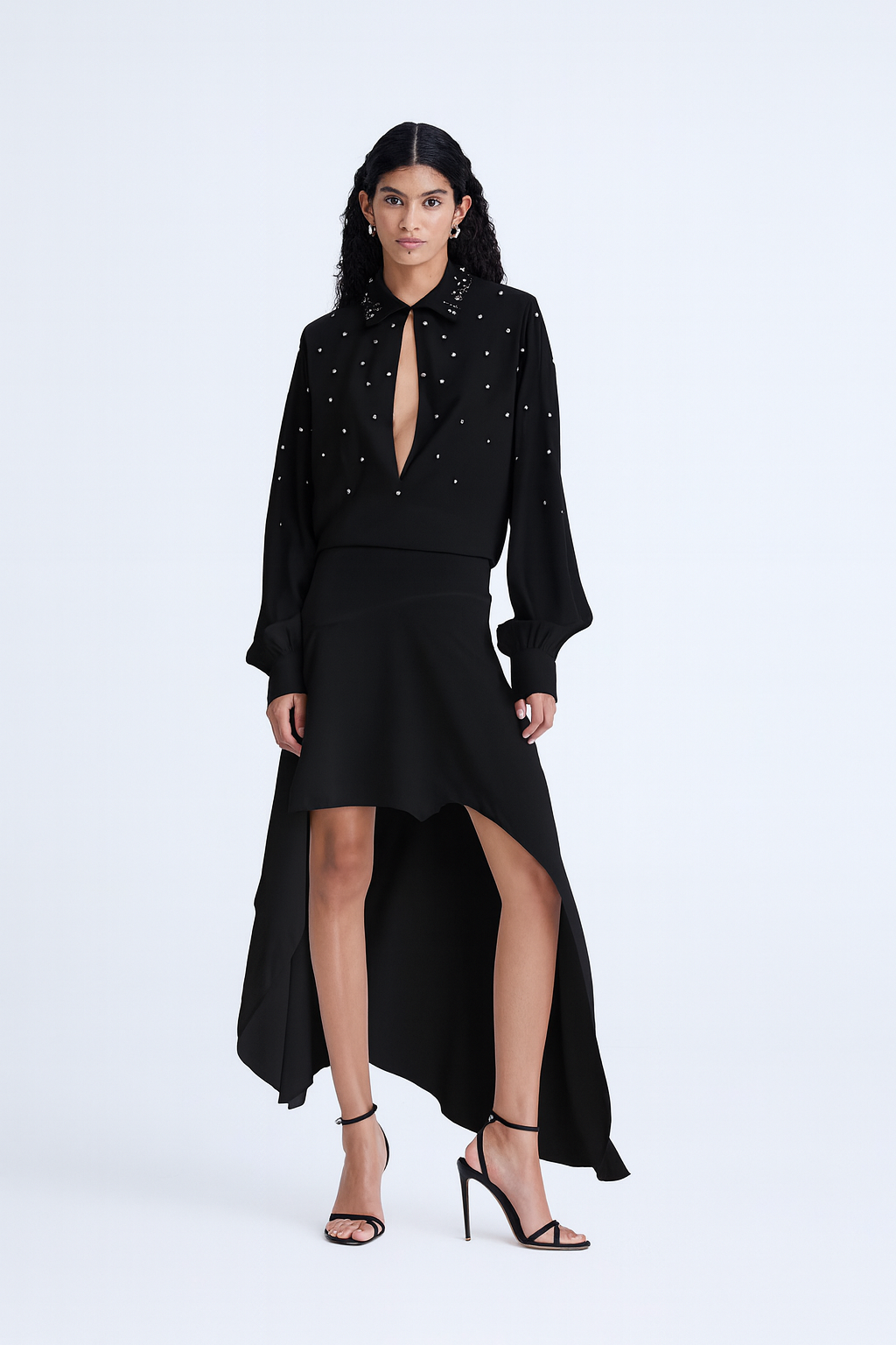 Swarovski Embellished Long Dress
