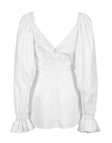 Bow dress in cotton popeline