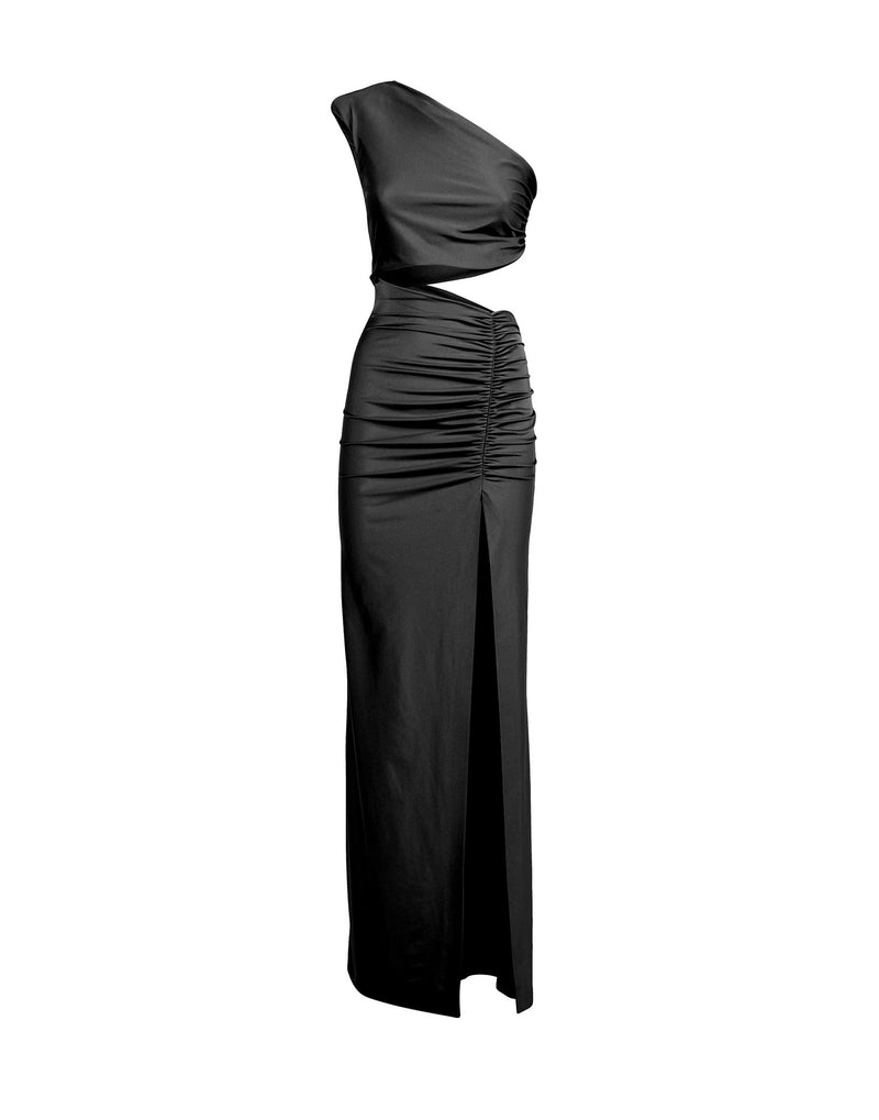 Gathered long dress