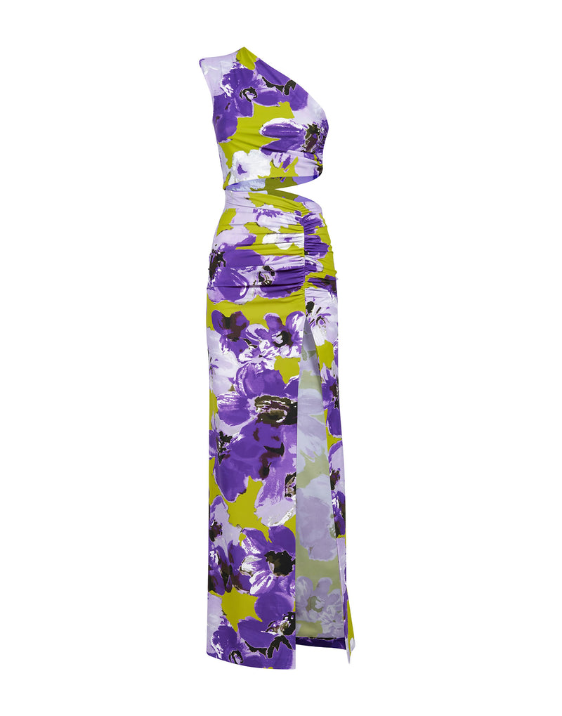 Gathered long dress