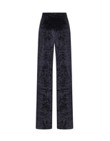 Pants in crushed velvet