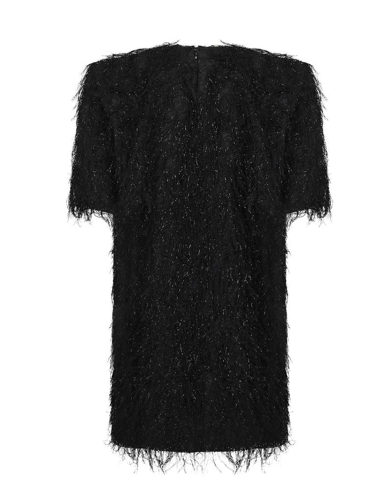 T-Shirt dress with fringes