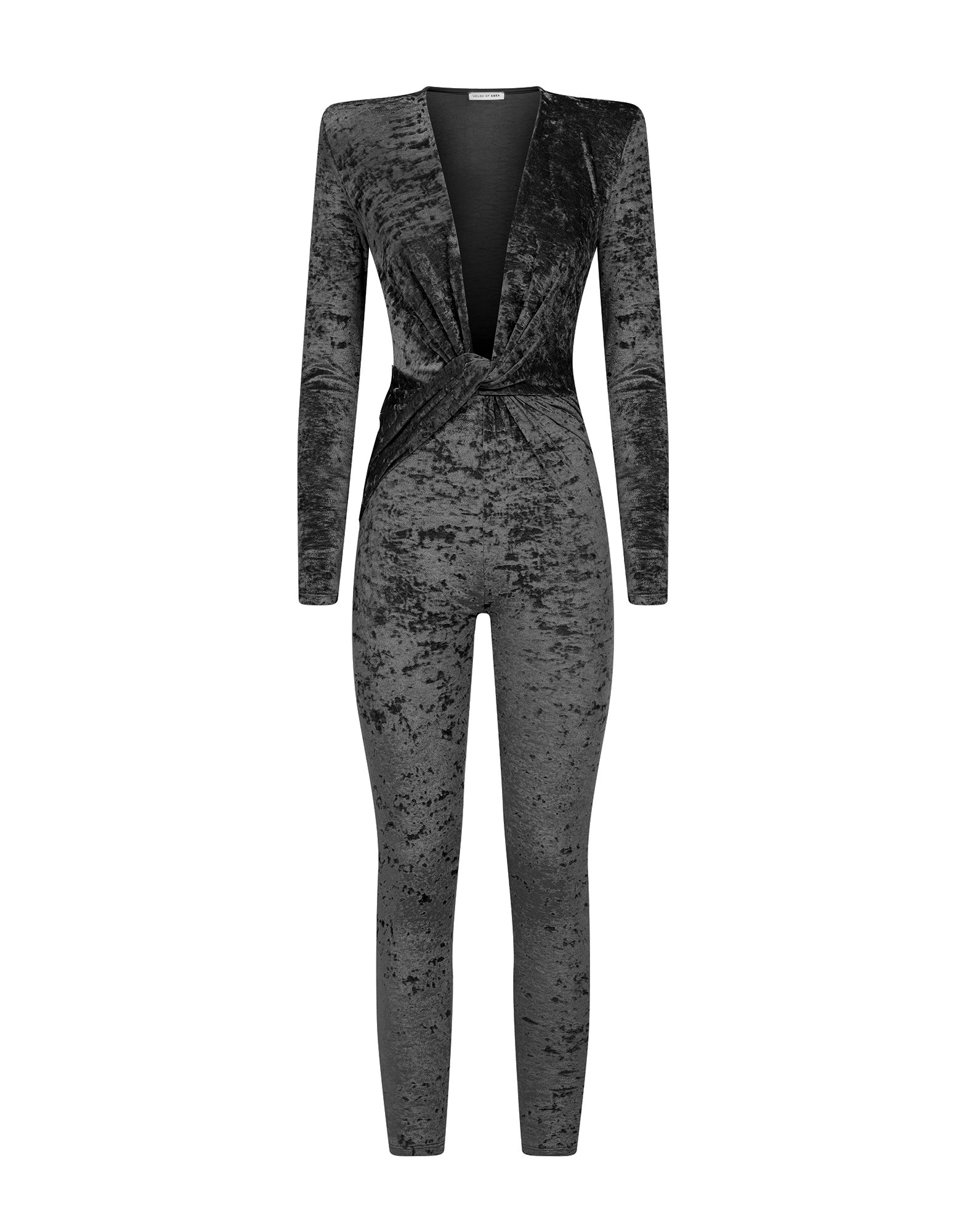 Jumpsuit in crushed velvet - House Of Amen FW23 – AmenStyle