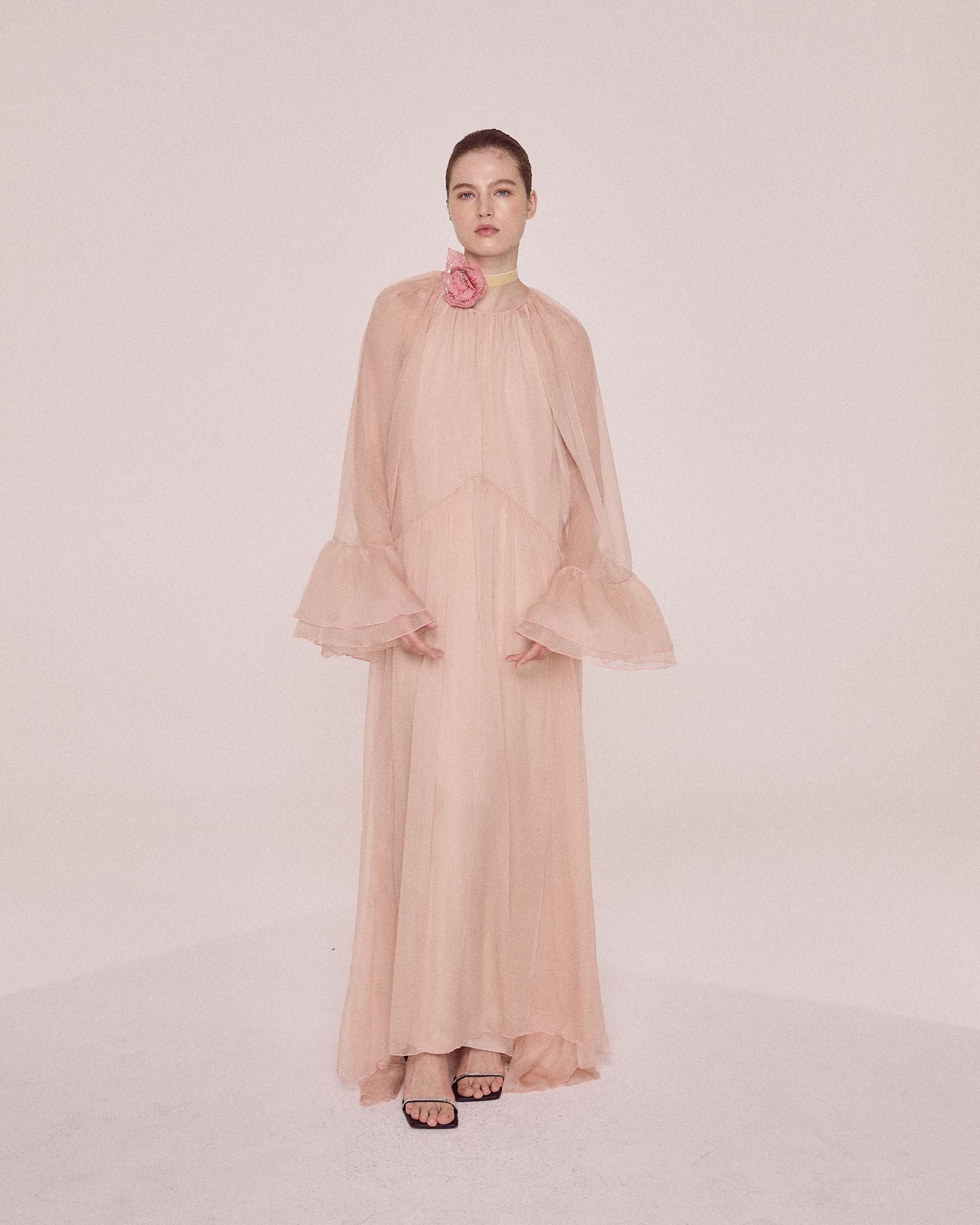 KAFTANO IN SILK CHIFFON SV