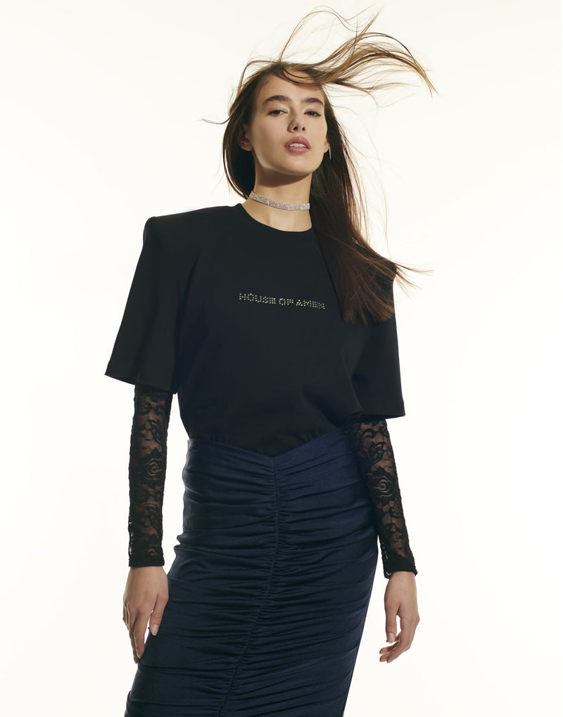 T-shirt with logo