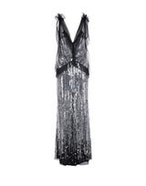 Long dress with embroidery