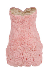 Dress with embroidery roses
