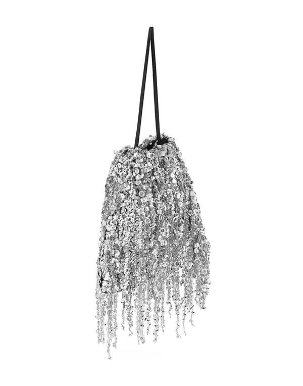Bag with embroidery fringes