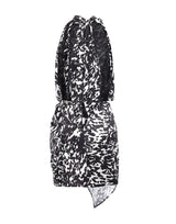 Dress in animalier jaquard