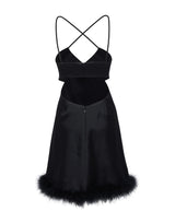 Marabù twill dress