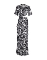 Long dress in animalier